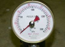 1.圧力計の確認